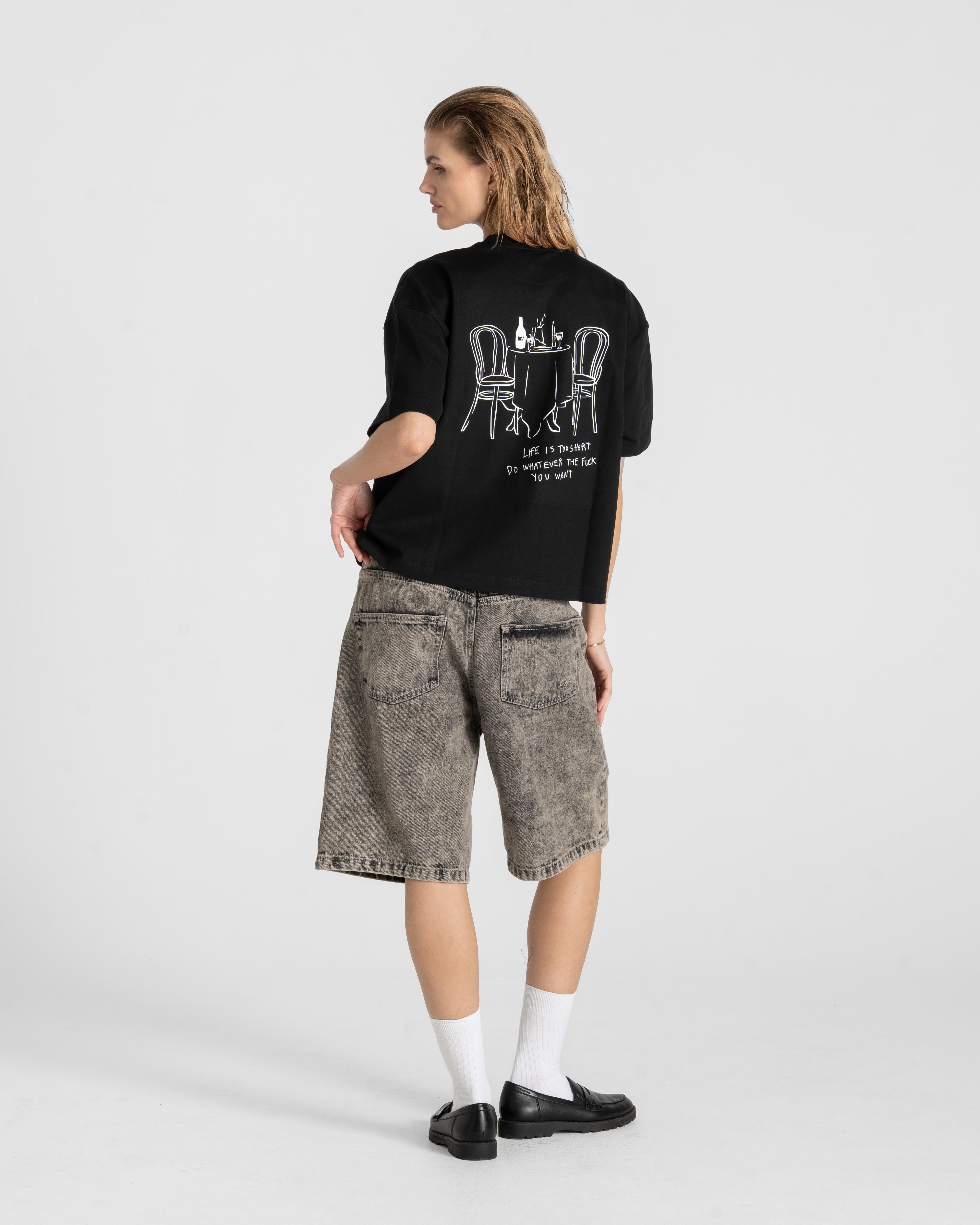 Jorts Washed Grey